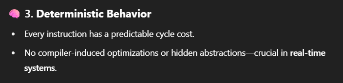 Deterministic Behavior