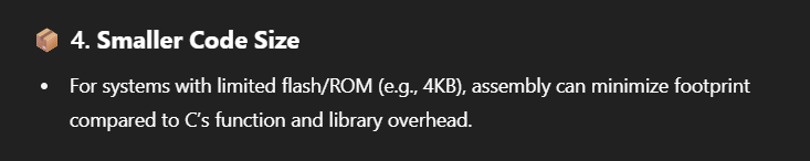 Smaller Code Size