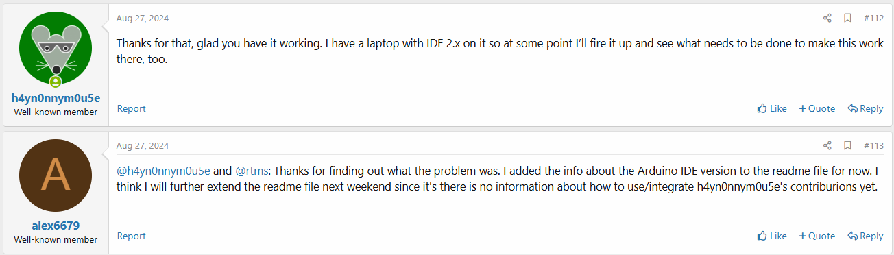 Forum discussion